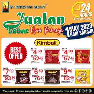 ST Rosyam Mart Labour Day Promotion (1 May 2023)