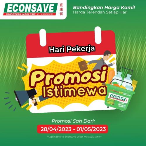 Econsave Labour Day Promotion (28 Apr 2023 - 1 May 2023)