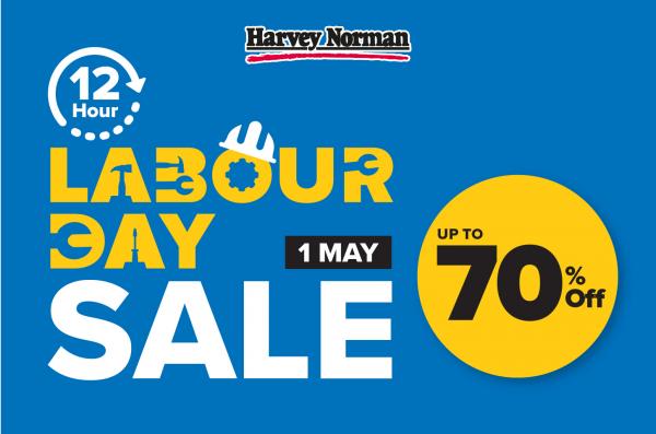 Harvey Norman Labour Day Sale Up To 70% OFF (1 May 2023)