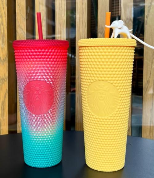 Starbucks Summer Ombre Bling Cold Cup & Yellow Bling Cold Cup