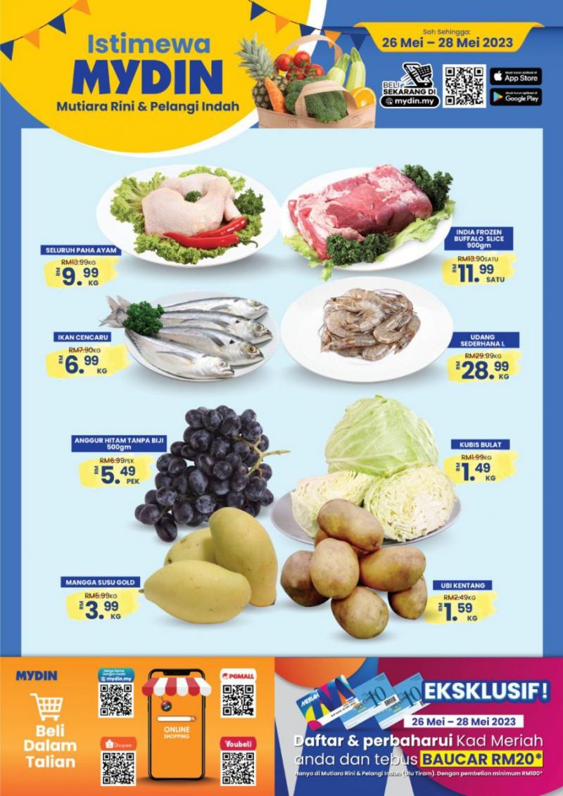 MYDIN Mutiara Rini & Pelangi Indah Promotion (26 May 2023 - 28 May 2023)