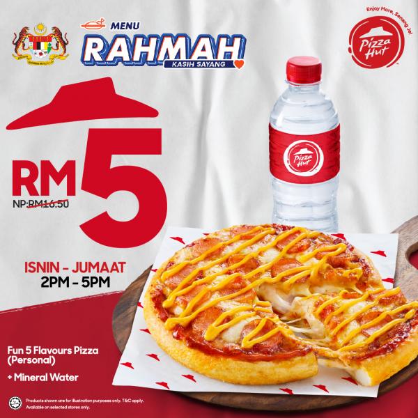 Pizza Hut RM5 Menu Rahmah Promotion Pizza Hut RM5 Menu Rahmah Promotion