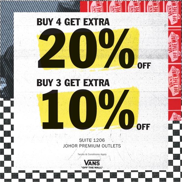 Vans Outlet Special Sale at Johor Premium Outlets (10 Jun 2023 - 11 Jun 2023)