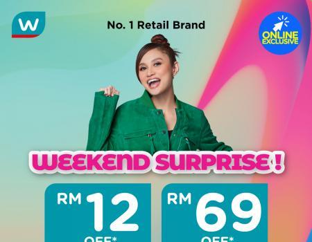 Watsons Online Weekend Promotion Up To RM69 OFF Promo Code (10 June 2023 - 11 June 2023)