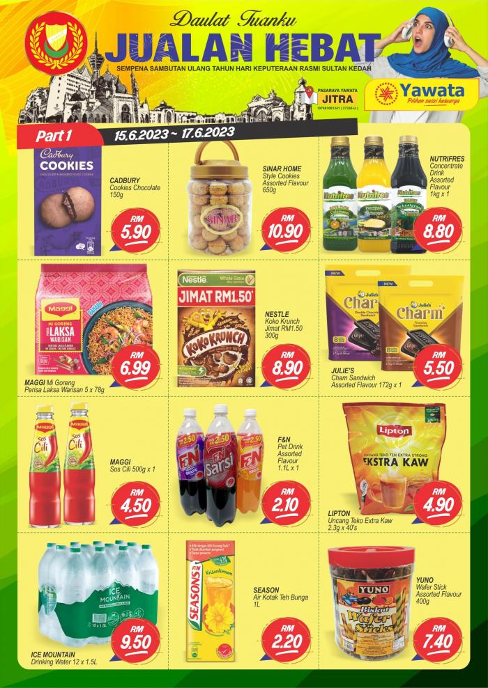 Pasaraya Yawata Promotion (15 Jun 2023 - 18 Jun 2023) Pasaraya Yawata Promotion (15 Jun 2023 - 18 Jun 2023)