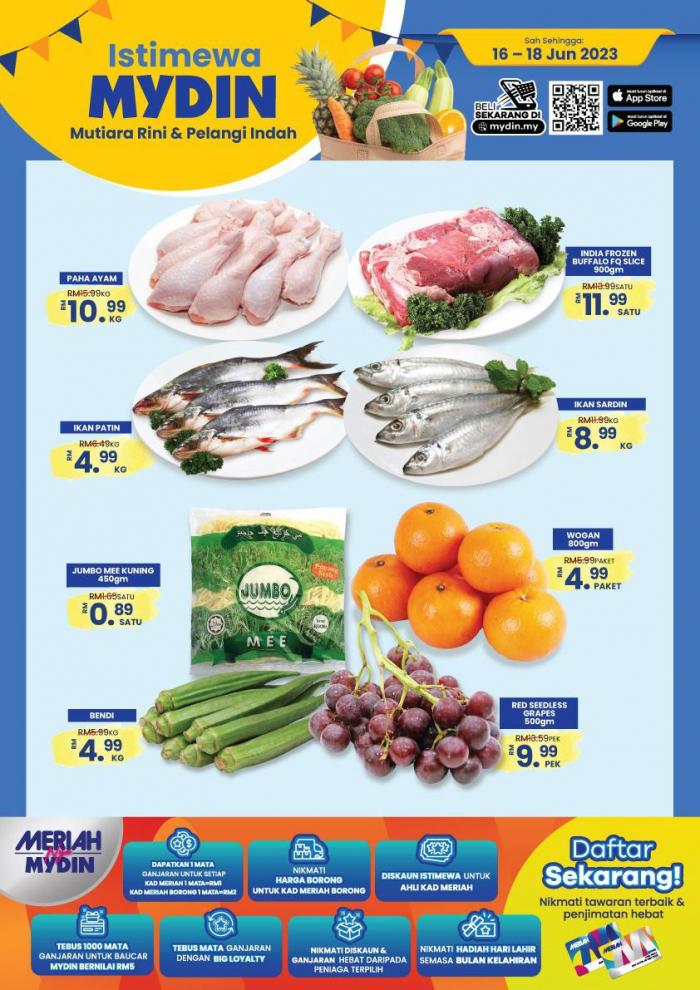 MYDIN Mutiara Rini & Pelangi Indah Promotion (16 Jun 2023 - 18 Jun 2023)