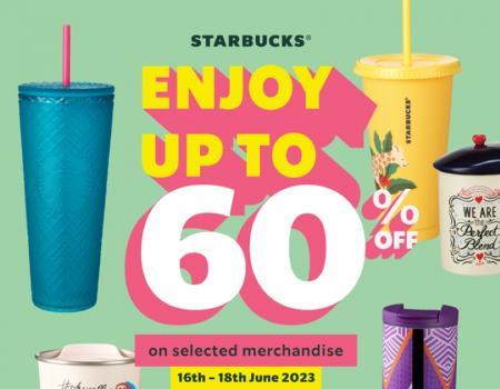 Starbucks Merchandise Sale Up To 60% OFF at Genting Highlands Premium Outlets (16 June 2023 - 18 June 2023)