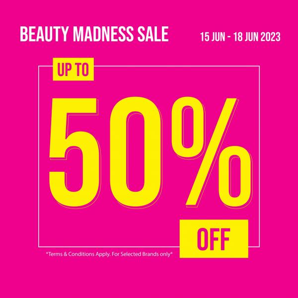 SaSa Beauty Madness Sale Up To 50% OFF (15 Jun 2023 - 18 Jun 2023)
