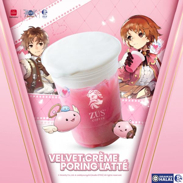 ZUS Coffee Velvet Creme Poring Latte