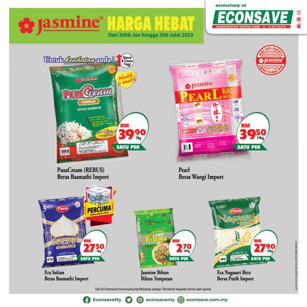Econsave Jasmine Rice Promotion (26 Jun 2023 - 2 Jul 2023)
