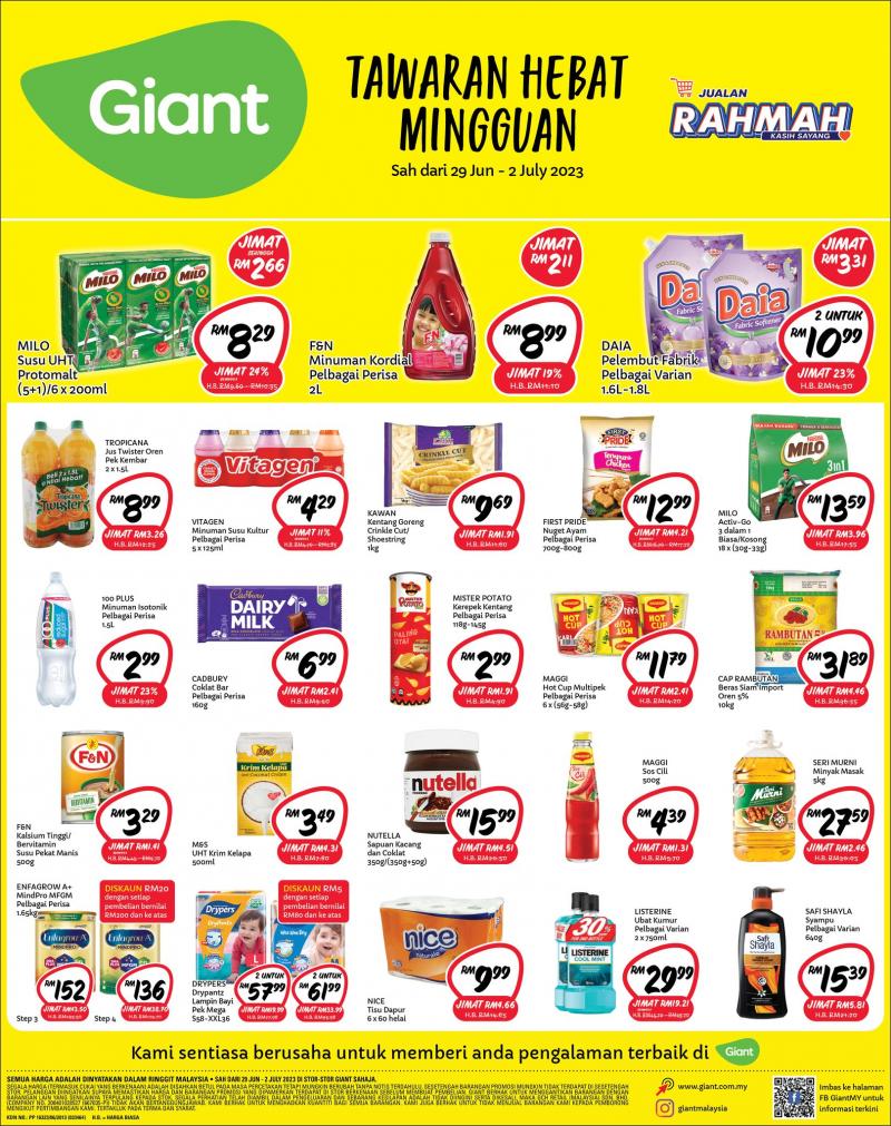 Giant Weekend Promotion (29 Jun 2023 - 2 Jul 2023)