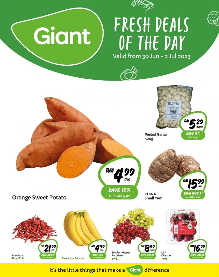 Giant Fresh Deals Of The Day Promotion (30 Jun 2023 - 2 Jul 2023)