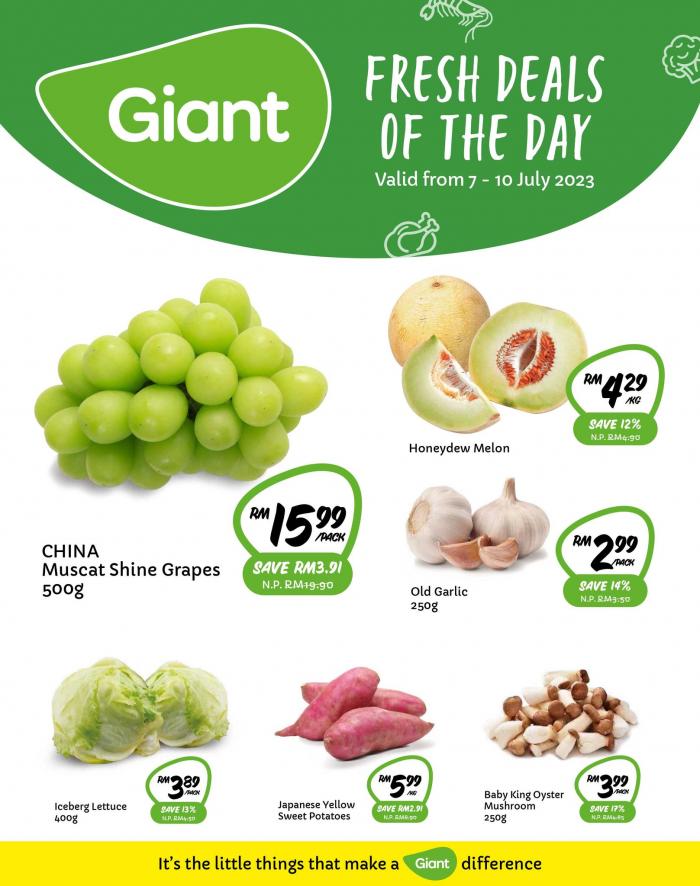 Giant Fresh Deals Of The Day Promotion (7 Jul 2023 - 10 Jul 2023)
