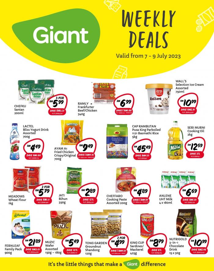 Giant Grocery Weekend Promotion (7 Jul 2023 - 9 Jul 2023)