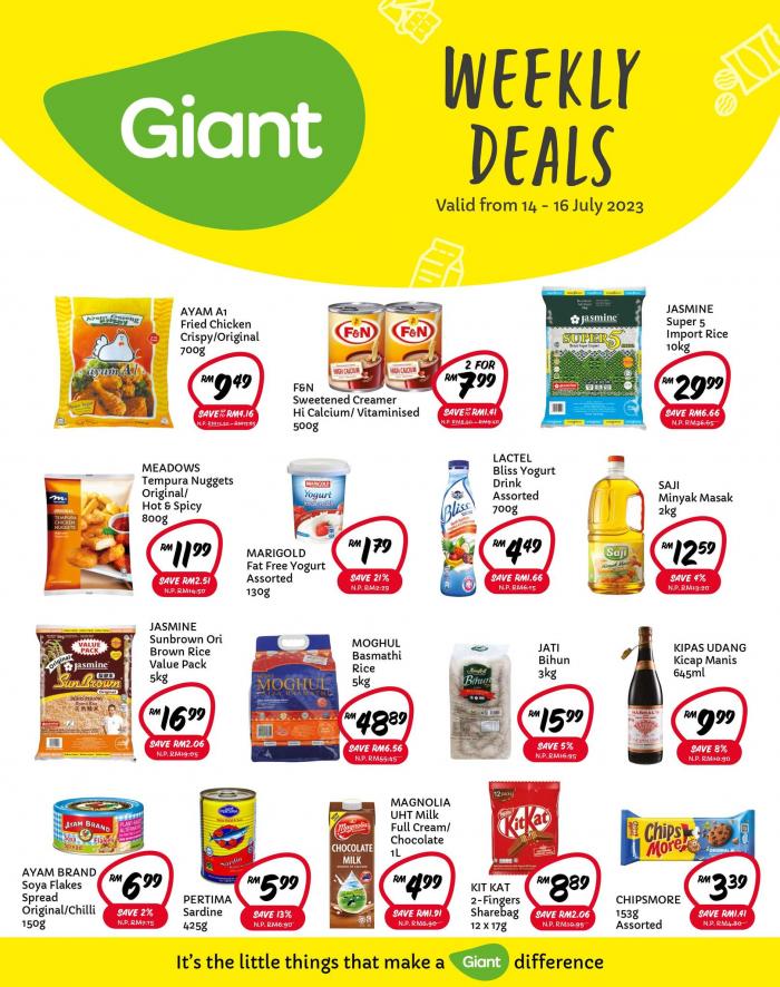 Giant Grocery Weekend Promotion (14 Jul 2023 - 16 Jul 2023)
