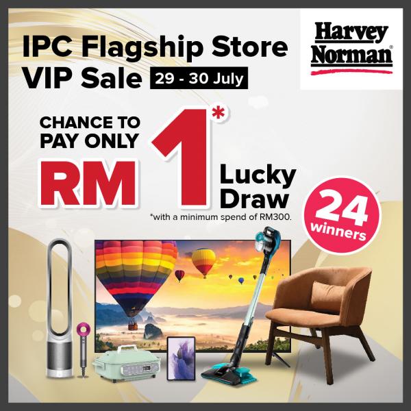 Harvey Norman IPC VIP Sale (29 Jul 2023 30 Jul 2023)