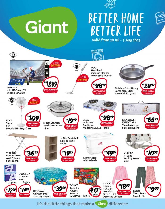 Giant Household Essentials Promotion (28 Jul 2023 - 3 Aug 2023)