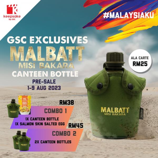 GSC Malbatt Misi Bakara Canteen Bottle Pre-Sale Promotion (1 Aug 2023 - 9 Aug 2023)