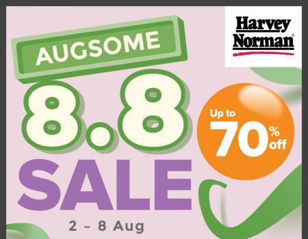 Harvey Norman AUGsome 8.8 Sale Up To 70% OFF (2 August 2023 - 8 August 2023)