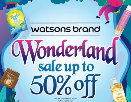 Watsons Brand Wonderland Sale Up To 50% OFF (4 August 2023 - 8 August 2023)