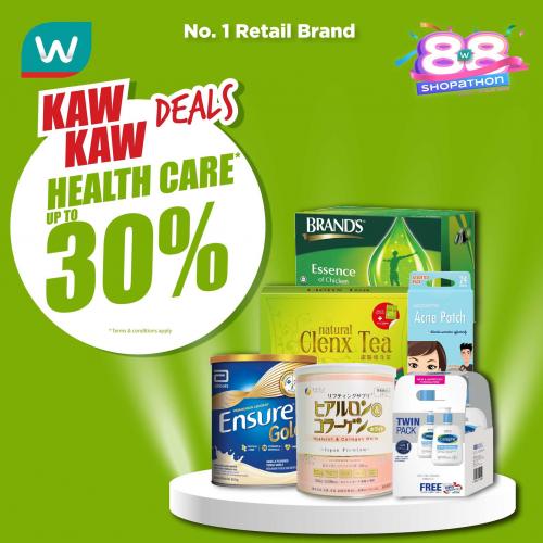 Watsons Health Care Up To 30% OFF Promotion (3 Aug 2023 - 8 Aug 2023)