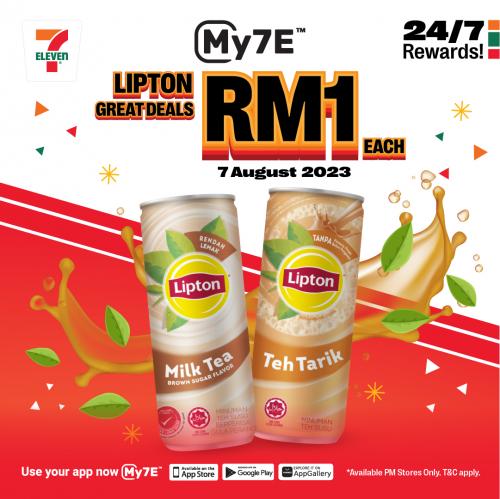 7-Eleven My7E RM1 Lipton Deals Promotion (7 Aug 2023)