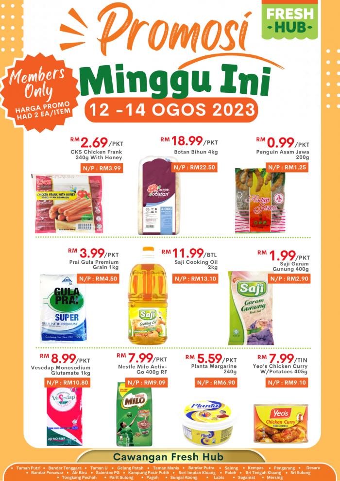 Fresh Hub Weekend Promotion (12 Aug 2023 - 14 Aug 2023)