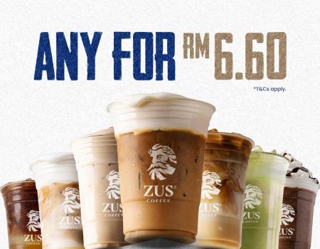 ZUS Coffee Merdeka RM6.60 Promotion (16 August 2023 - 22 August 2023)