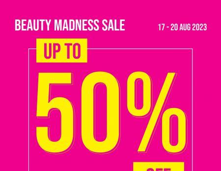 SaSa Beauty Madness Sale Up To 50% OFF (17 August 2023 - 20 August 2023)