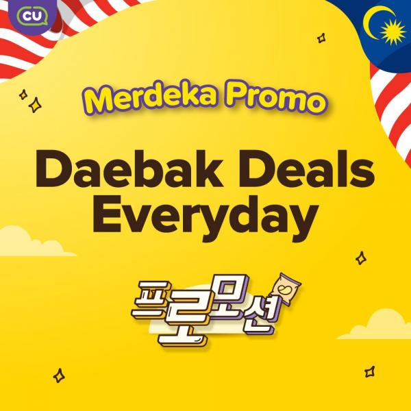 CU Merdeka Promotion Daebak Deals Everyday