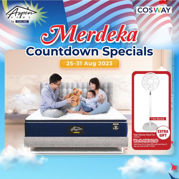 Cosway Aspen Home Luxurious Dream Mattress Merdeka Promotion (25 Aug 2023 - 31 Aug 2023)