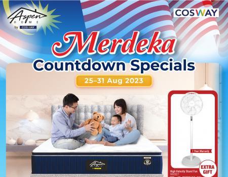 Cosway Aspen Home Luxurious Dream Mattress Merdeka Promotion (25 August 2023 - 31 August 2023)