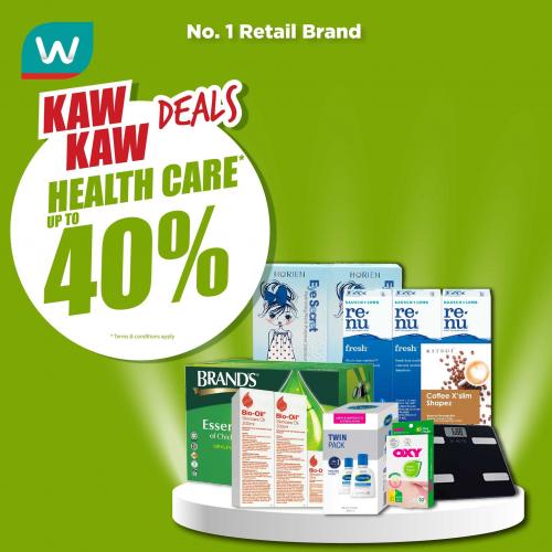 Watsons Health Care Products Up To 40% OFF Promotion (24 Aug 2023 - 28 Aug 2023)