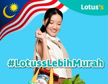 Lotus's Lebih Murah Promotion published on 29 August 2023