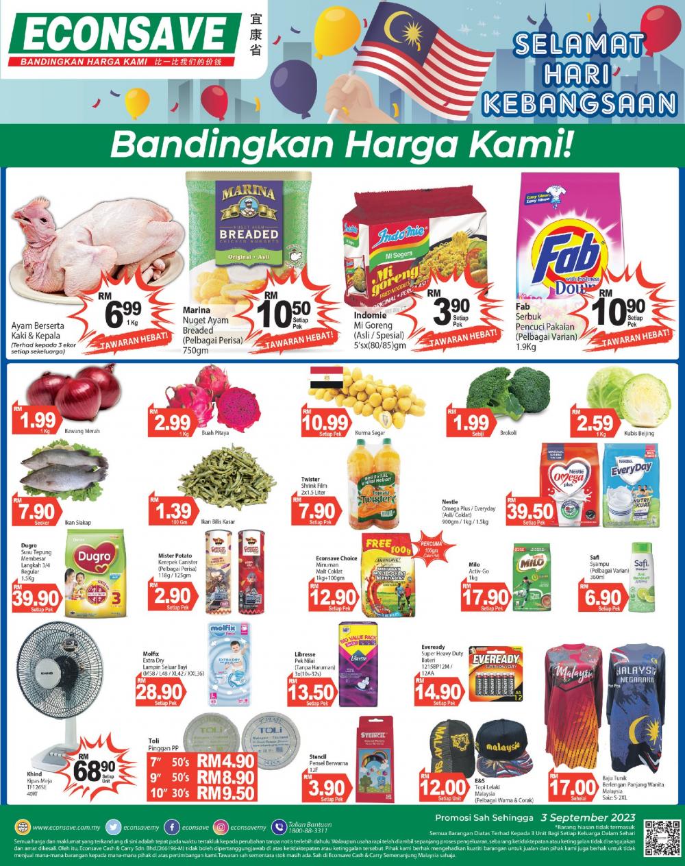 Econsave Merdeka Weekend Promotion (31 Aug 2023 - 3 Sep 2023)