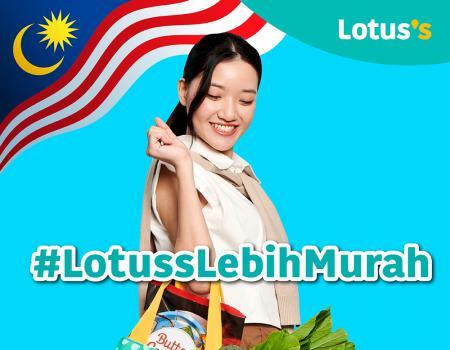 Lotus's Lebih Murah Promotion published on 3 September 2023