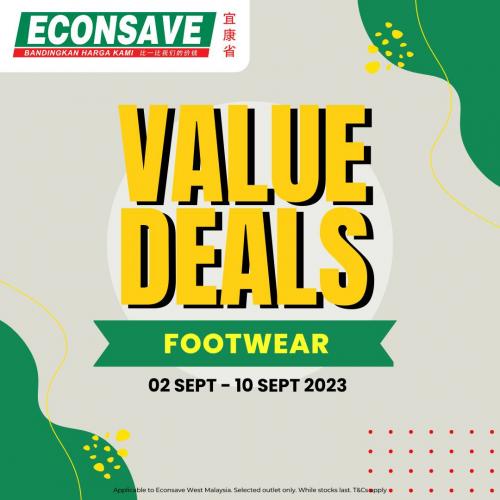 Econsave Footwear Value Deals Promotion (2 Sep 2023 - 10 Sep 2023)