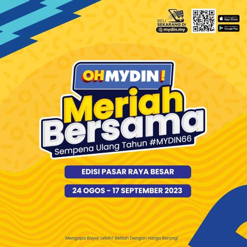 MYDIN Meriah Bersama Promotion (24 Aug 2023 - 17 Sep 2023)