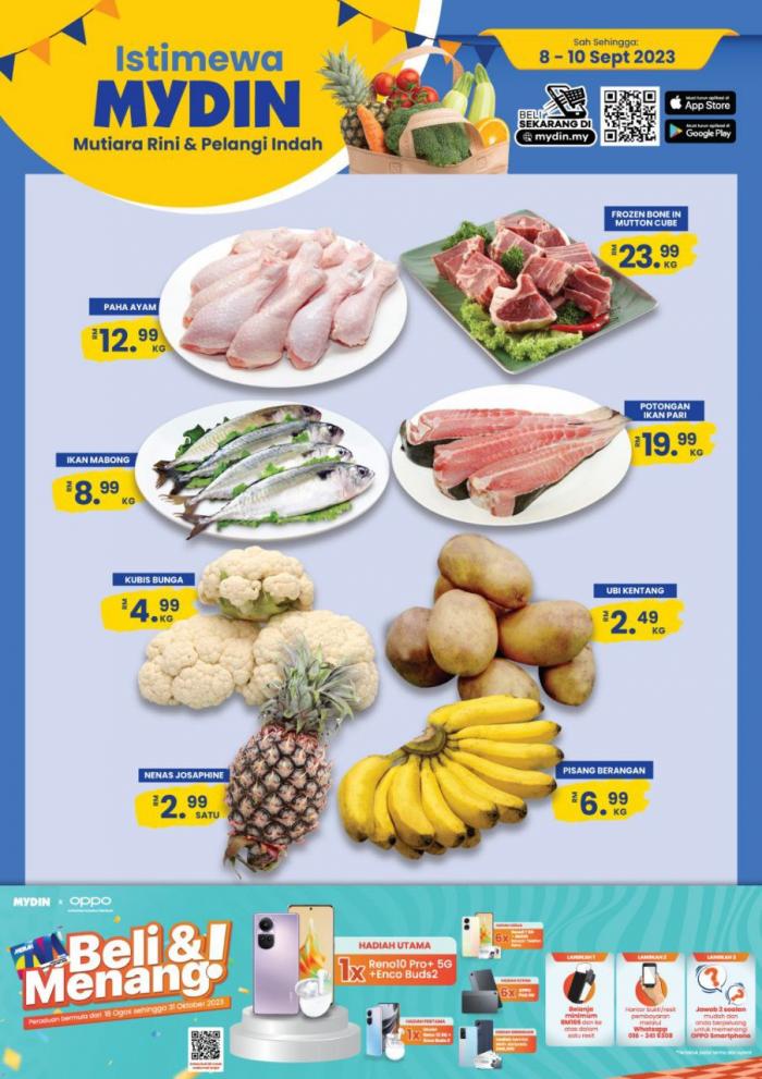 MYDIN Mutiara Rini & Pelangi Indah Weekend Promotion (8 Sep 2023 - 10 Sep 2023)