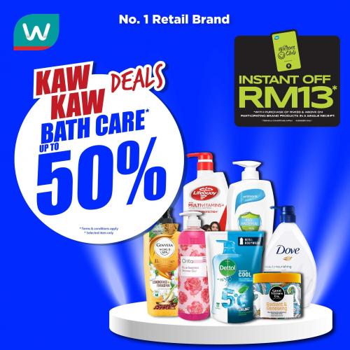 Watsons Bath Care Promotion Up To 50% OFF (7 Sep 2023 - 11 Sep 2023)