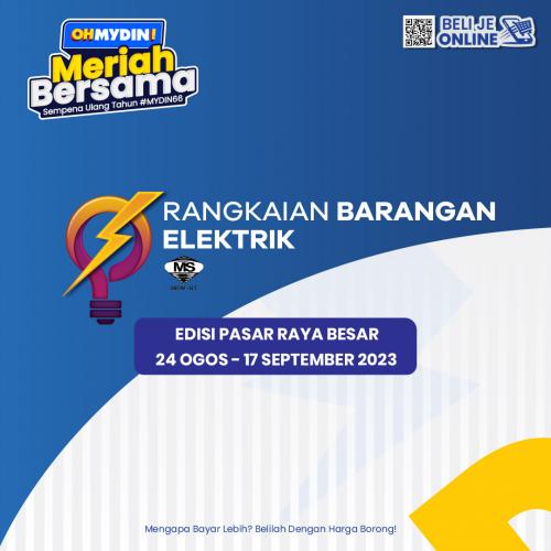 MYDIN Electrical Appliances Promotion (24 Aug 2023 - 17 Sep 2023)