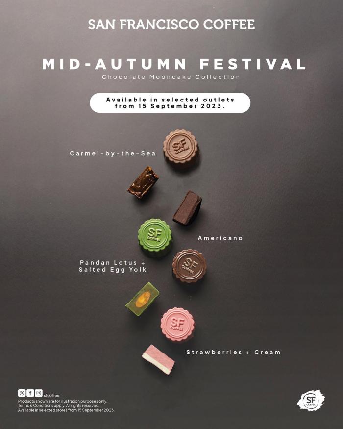 San Francisco Coffee Mid-Autumn Festival Chocolate Mooncake Collection