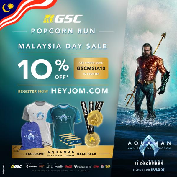 GSC Popcorn Run 2023 Malaysia Day Sale: Get 10% OFF Now! (16 Sep 2023 - 20 Sep 2023)