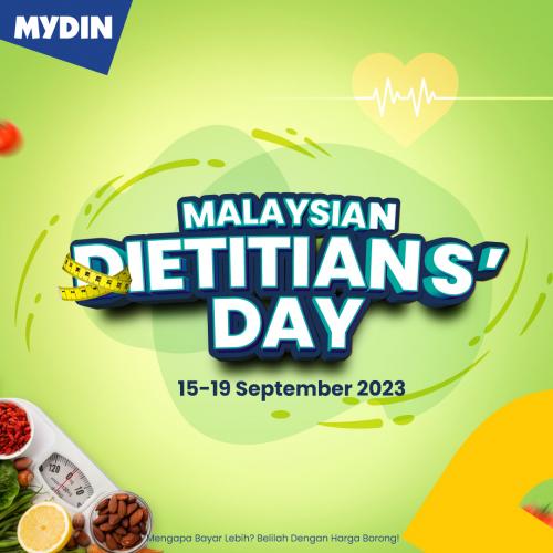 MYDIN Malaysian Dietitians' Day Promotion (15 Sep 2023 - 19 Sep 2023)