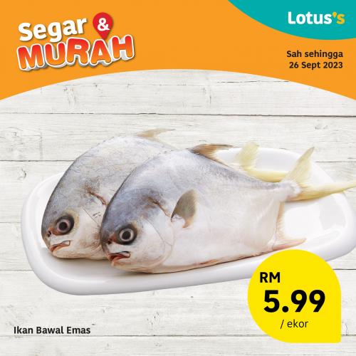Lotus's Fresh Items Promotion: Grab Fresh & Affordable Groceries Today! (valid until 26 Sep 2023)