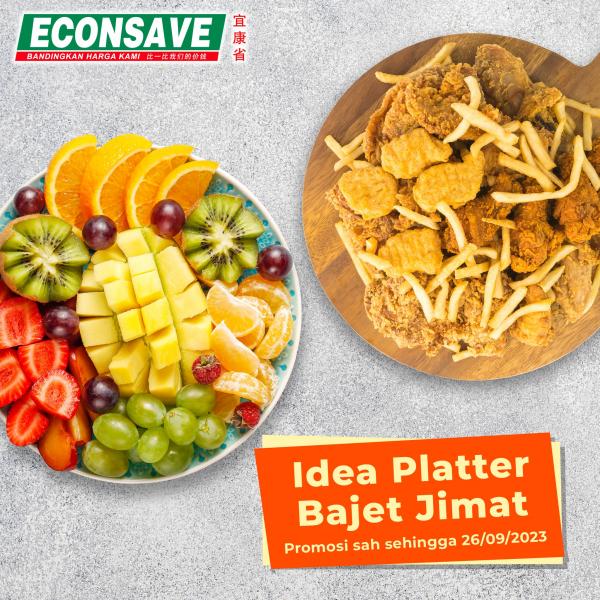Econsave Idea Platter Bajet Jimat Promotion (15 Sep 2023 - 29 Sep 2023)