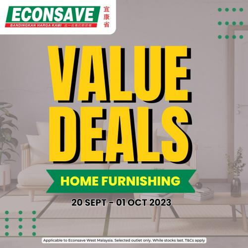 Econsave Home Furnishing Value Deals Promotion (20 Sep 2023 - 1 Oct 2023)