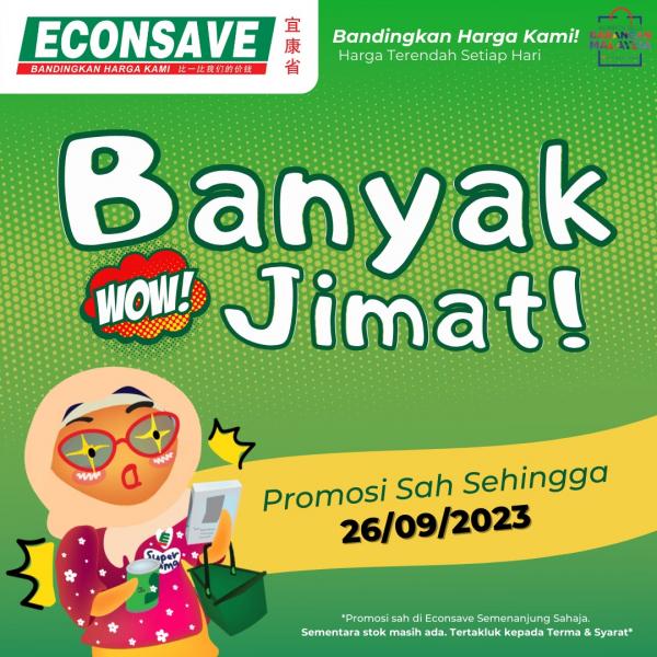 Econsave Banyak Jimat Promotion: Save Big on Everyday Essentials! (valid until 26 Sep 2023)