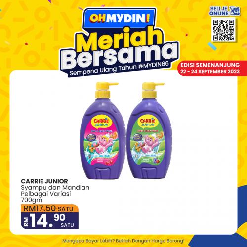 MYDIN Bath Care & Deodorant Promotion (22 Sep 2023 - 24 Sep 2023)