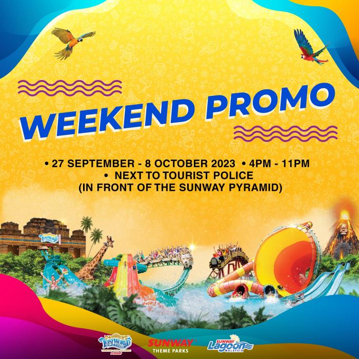 Sunway Lagoon Weekend Promotion (27 Sep 2023 - 8 Oct 2023) Sunway Lagoon Weekend Promotion (27 Sep 2023 - 8 Oct 2023)